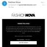 Fashion Nova - jeans order