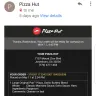 Pizza Hut - in store pickup