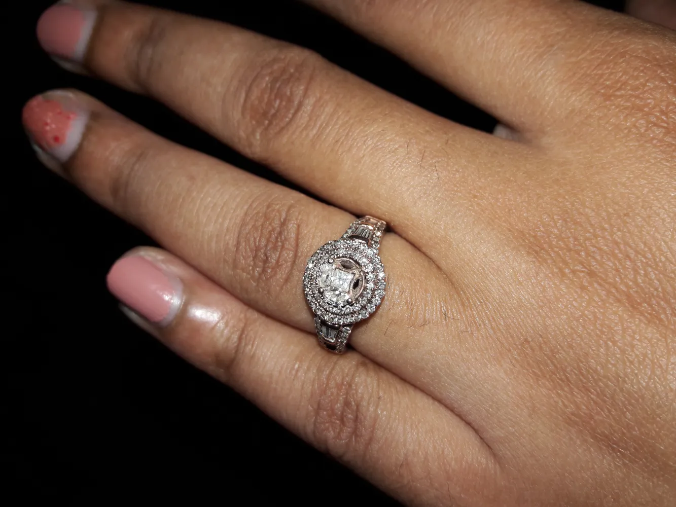 Women | American Swiss silver 925 diamond ring | Yaga SA