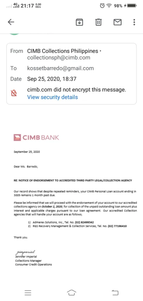 Cimb bank temujanji TEMUJANJI ASNB