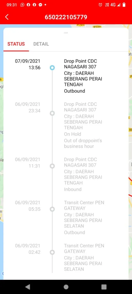 Drop point cdc seremban 303