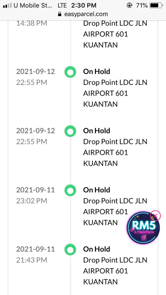 J&t drop point cdc kuching 301