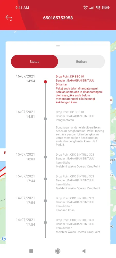 J&t cdc bintulu 303