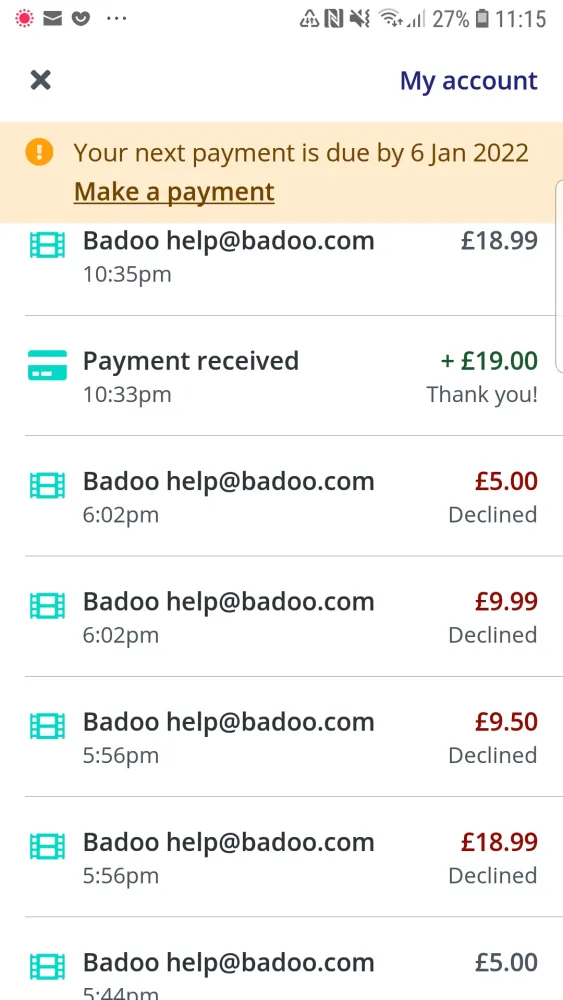 How to return your badoo acount