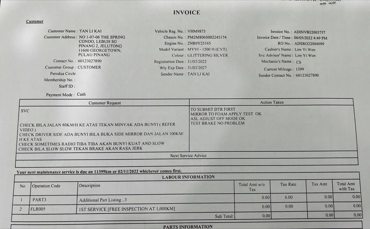 Perodua Reviews Complaints Customer Claims