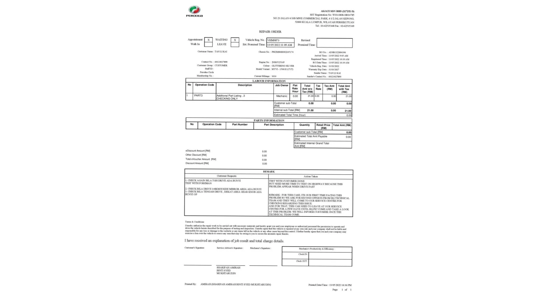 Perodua Reviews Complaints Customer Claims