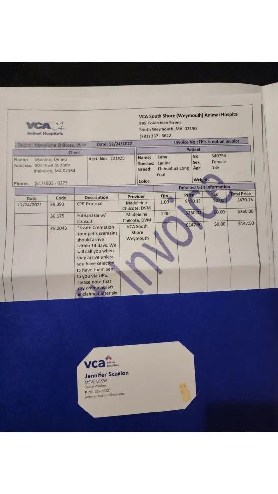 VCA Animal Hospitals: Reviews, Complaints, Customer Claims | ComplaintsBoard