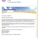 Southwest Airlines - travel experience - Photo 1 - comment #1909838