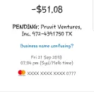 Pruvit Ventures - unauthorized credit card charges - Photo 1 - comment #1971941