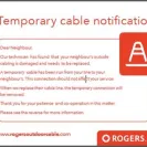 Rogers Communications - not asking for permission to string a cable across my property - Photo 1 - response #1948308