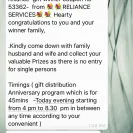 Reliance Hub Services - holiday membership package cancellation - Photo 2 - comment #1994817