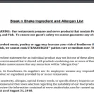 Steak 'n Shake - unsafe cross contamination - Photo 1 - comment #1955674