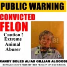 Facebook - Fraud, Animal Abuser, violent criminal - Photo 1 - comment #2137899