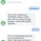 Globe Telecom - lack of data received - Photo 1 - comment #2035882