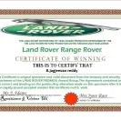 Land Rover - cheque of 4 crore rupees and 2019 range rover car prize - Photo 1 - comment #2056618
