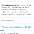 Wish - wish.com / click bait on "limited quantity deal" - Photo 1 - comment #2080260
