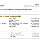 CarFlexi - unable to receive rental car in malaga. - Photo 1 - response #2089531