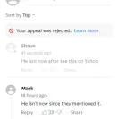 Yahoo! - yahoo censoring comments - Photo 1 - comment #2406334