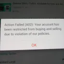 Shopee - Banned / suspended account - Photo 1 - comment #2211307