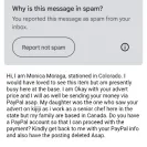monicamoraga015@hotmail.com - I received email from paypal that I did scam - Photo 1 - comment #2269419