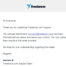 Freelancer.com - My account was closed, stole my money - Photo 1 - update #2143008