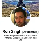 Cryptonaire.CO - Ron Singh a.k.a. "Dot Com Kid" - Photo 9 - comment #2348458