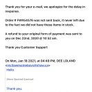 Fairweather - Parcel being returned - Photo 1 - update #2161081