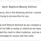 Sephora - did not receive merchandise I paid for - Photo 1 - comment #2262411