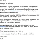 Creation Watches - Poor communication, shipping charges and wrong watch sent - Photo 1 - update #2200295