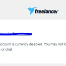 Freelancer.com - Getting suspended without any reason at all - Photo 1 - update #2208945