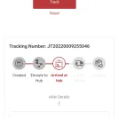 J&T Express - Order is stuck in the warehouse and customer support also not reverting - Photo 1 - update #2216225