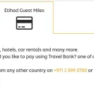 Etihad Airways - Travel bank refund - Photo 1 - comment #2252487