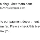 1xBet - Deposit rejected - Photo 4 - comment #2420711
