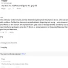 Yahoo! - Article comments being rejection - Photo 1 - comment #2325907