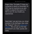 Rogers Communications - Billing for broken internet services - Photo 1 - update #2283207