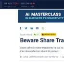 Sharetrackin - Share tracking & cti sold to customers under false sales pitch - Photo 1 - update #2337455