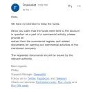 Freewallet - Suspend withdrawals after receiving USDT - Photo 2 - update #2314216