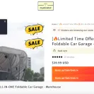 DJ Rowley - Foldable car garage - scam - Photo 1 - update #2444838