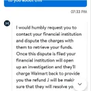 Walmart - Refund not received - Photo 1 - comment #2548893