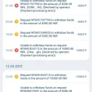 1xBet - Rejected withdrawal 4 times back to back - Photo 1 - update #2562181
