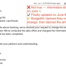 BudgetAir - Core service failure - Photo 1 - update #2563559