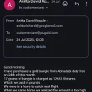 Pure Gold Jewellers - Very disappointed - over charged for a bangle - Photo 5 - update #2565275
