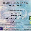 Barclays Bank - Draft is original or not and send this name or not - Photo 1 - comment #1668006