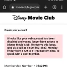 Disney Movie Club - unable to log in to account; unable to contact - Photo 1 - comment #2247864