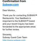 Subway - Very bad service - Photo 5 - comment #2563739
