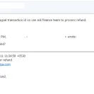 Agriya - Do not send money to them - Photo 1 - comment #1047887