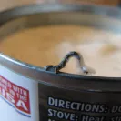Campbell's - inchworm floating on top inside of can - Photo 1 - update #483714