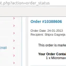 Micromax Informatics - COMPLAINT REGARDING CHARGING / VOICE PROBLEM - Photo 1 - comment #1714581