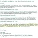 Sheer Cover - Horrible customer service - Photo 1 - comment #1858816