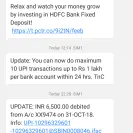 HDFC Bank - bad service! - Photo 1 - comment #1991351
